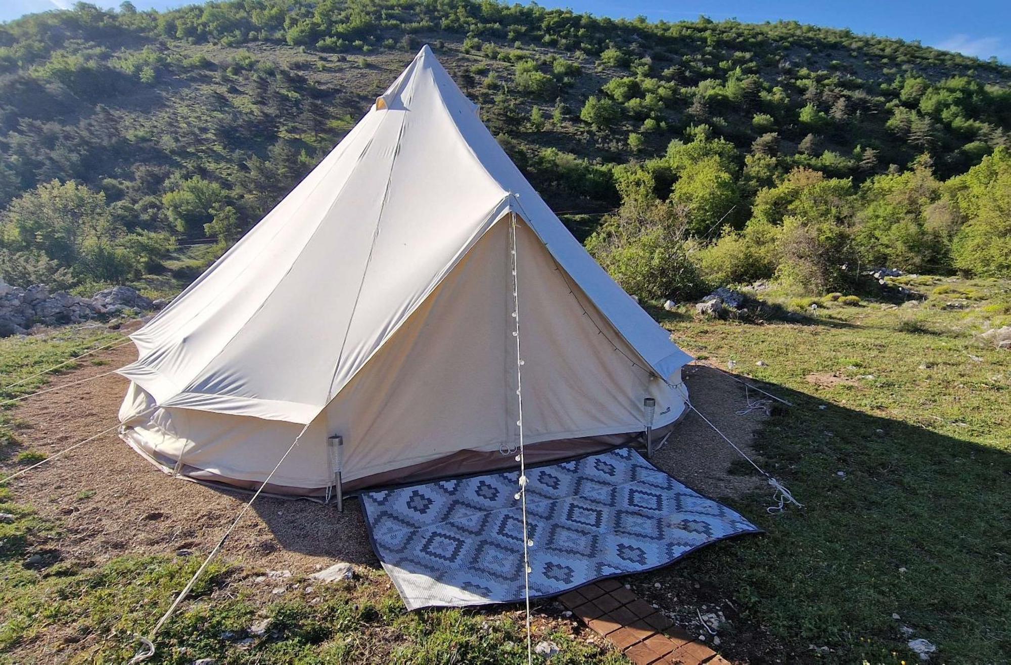 Tente Lodge Type Tipi A 1H De Nice Voie Lactee Bezaudun-les-Alpes Exterior foto